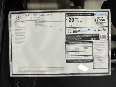 2026 Mercedes-Benz CLA 250 CLA 250