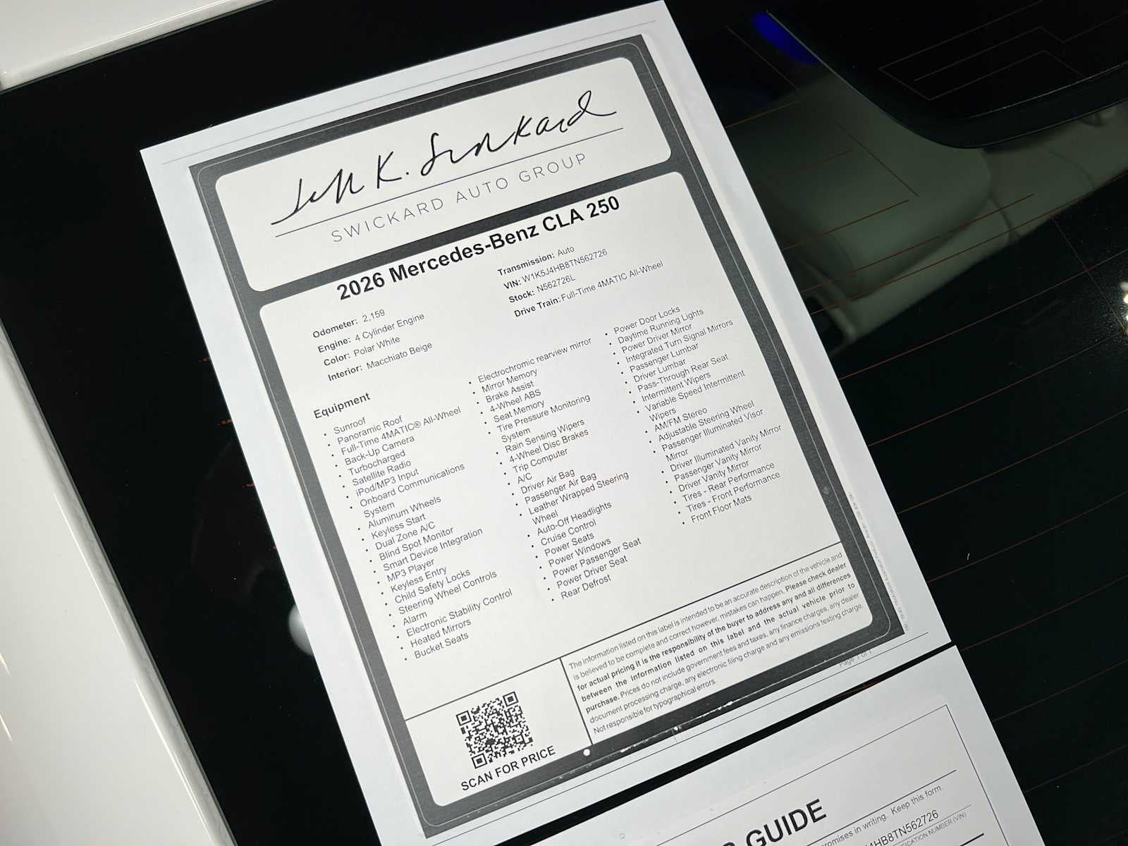 2026 Mercedes-Benz CLA 250 4MATIC® Coupe