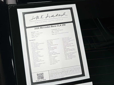 2026 Mercedes-Benz CLA 250 4MATIC® Coupe