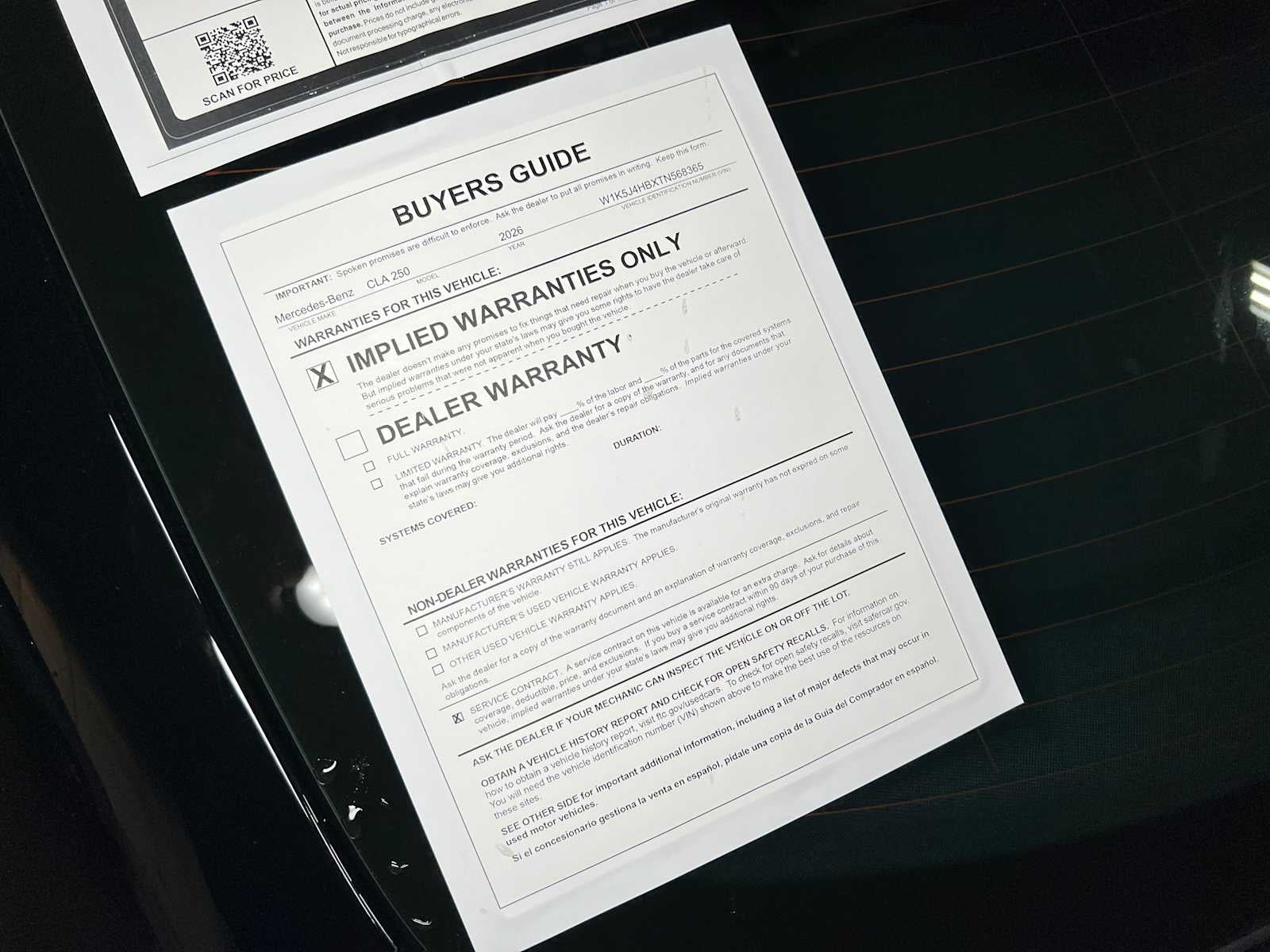 2026 Mercedes-Benz CLA 250 4MATIC® Coupe