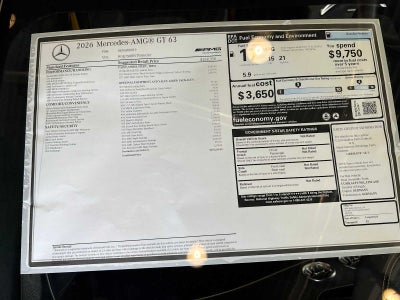 2026 Mercedes-Benz AMG® GT AMG® GT 63