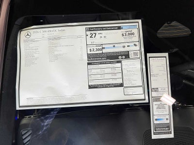 2026 Mercedes-Benz C 300 4MATIC® Sedan