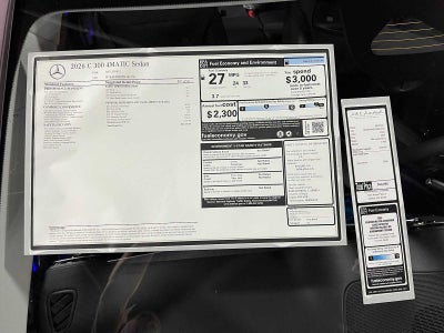 2026 Mercedes-Benz C 300 4MATIC® Sedan