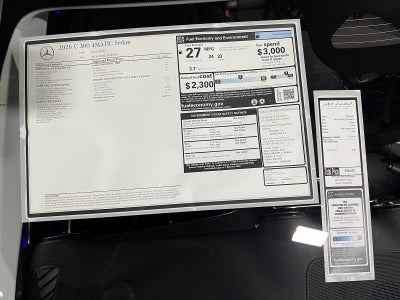 2026 Mercedes-Benz C 300 4MATIC® Sedan