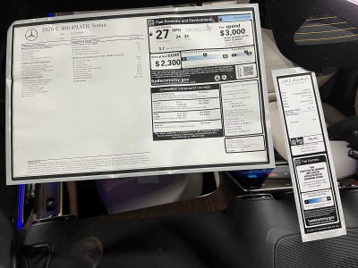 2026 Mercedes-Benz C 300 4MATIC® Sedan
