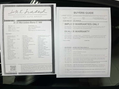 2025 Mercedes-Benz C 300 C 300