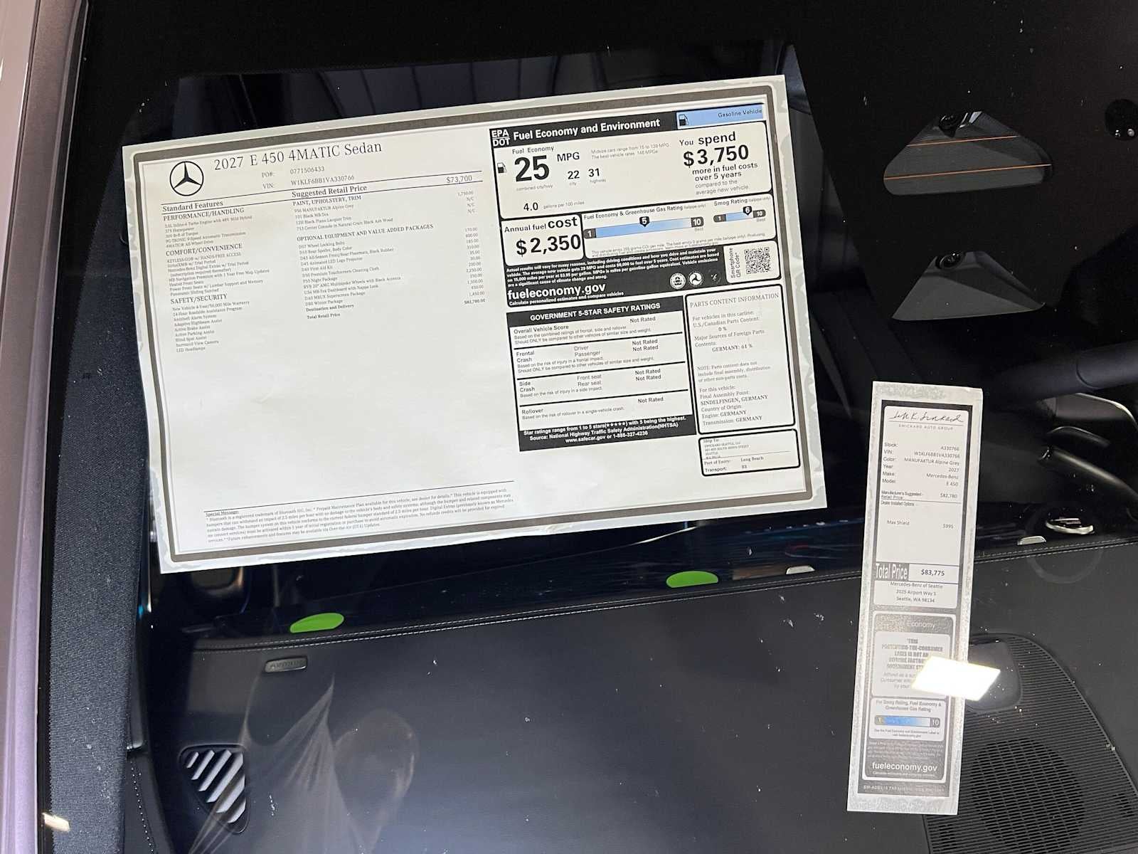 2027 Mercedes-Benz E 450 4MATIC® Sedan