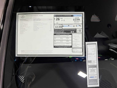 2026 Mercedes-Benz E 450 4MATIC® Sedan