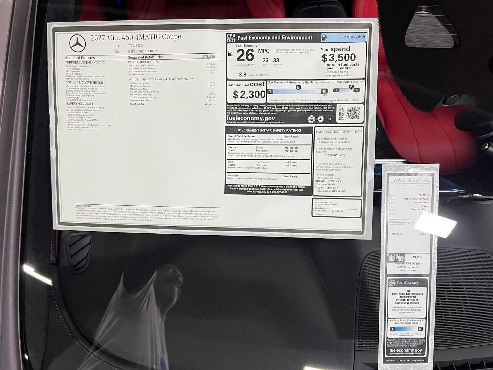 2027 Mercedes-Benz CLE 450 4MATIC® Coupe