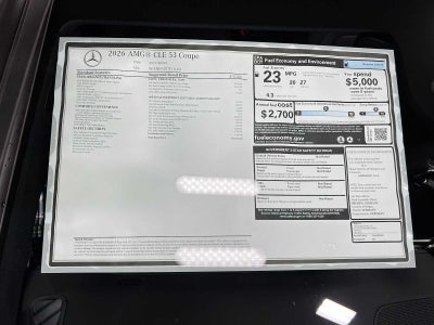 2026 Mercedes-Benz AMG® CLE 53 4MATIC®+ Coupe