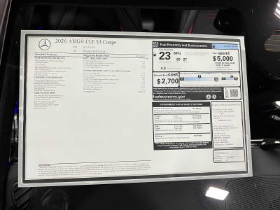 2026 Mercedes-Benz AMG® CLE 53 4MATIC®+ Coupe