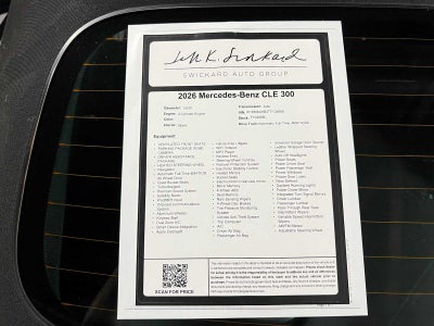 2026 Mercedes-Benz CLE 300 4MATIC® Cabriolet