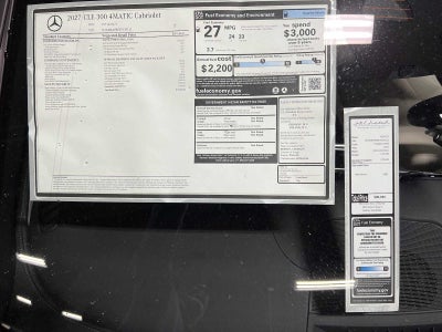 2027 Mercedes-Benz CLE 300 4MATIC® Cabriolet