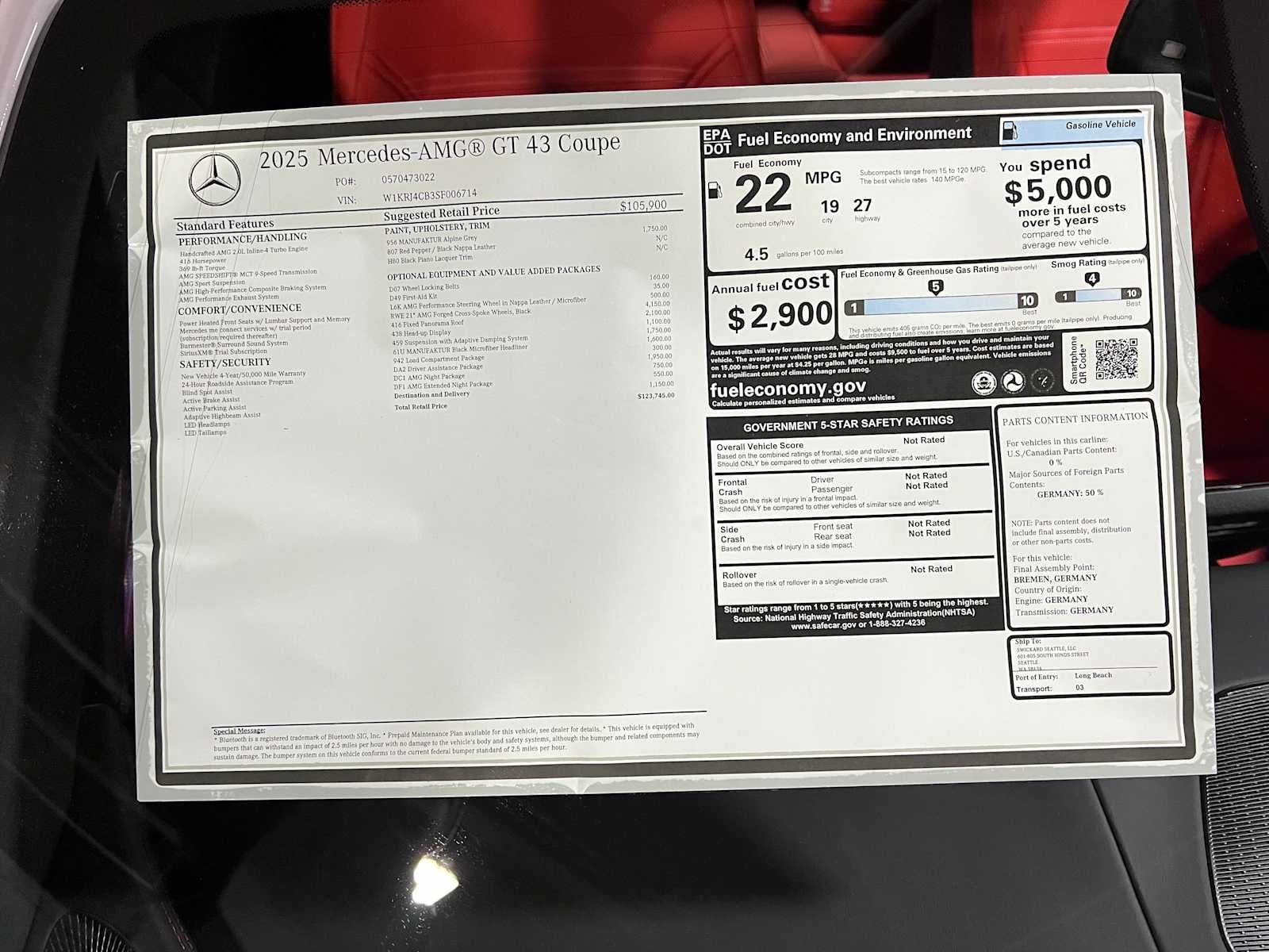 2025 Mercedes-Benz AMG® GT AMG® GT 43