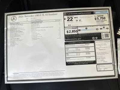 2026 Mercedes-Benz SL-Class AMG® SL 43