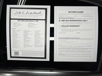 2021 Mercedes-Benz C 300 Sedan