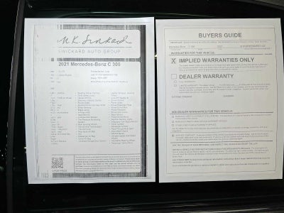 2021 Mercedes-Benz C 300 C 300