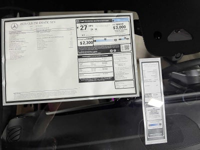 2026 Mercedes-Benz GLB 250 4MATIC® SUV