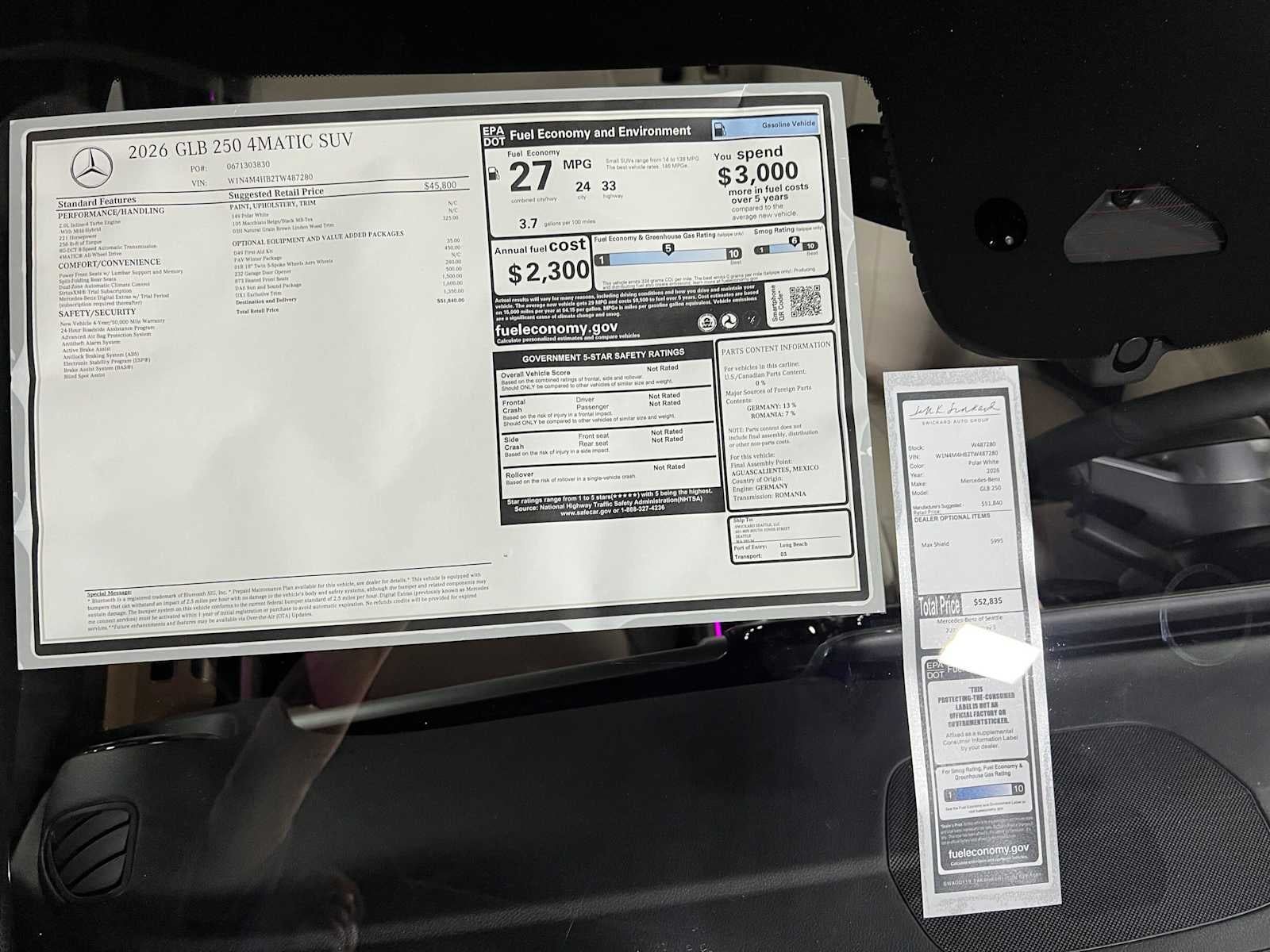 2026 Mercedes-Benz GLB 250 4MATIC® SUV