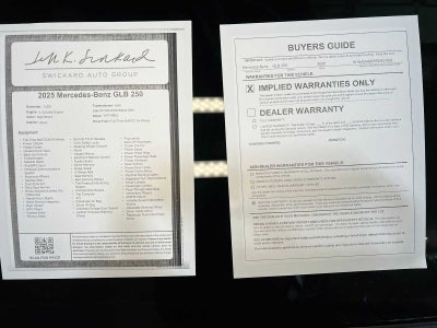 2025 Mercedes-Benz GLB GLB 250