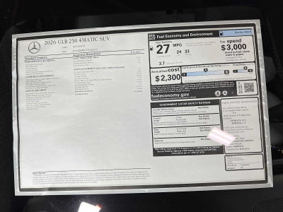 2026 Mercedes-Benz GLB 250 4MATIC® SUV