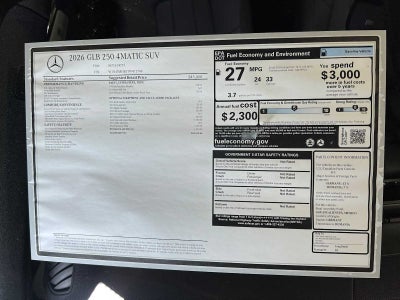 2026 Mercedes-Benz GLB 250 4MATIC® SUV