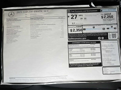2025 Mercedes-Benz GLB 250 4MATIC® SUV