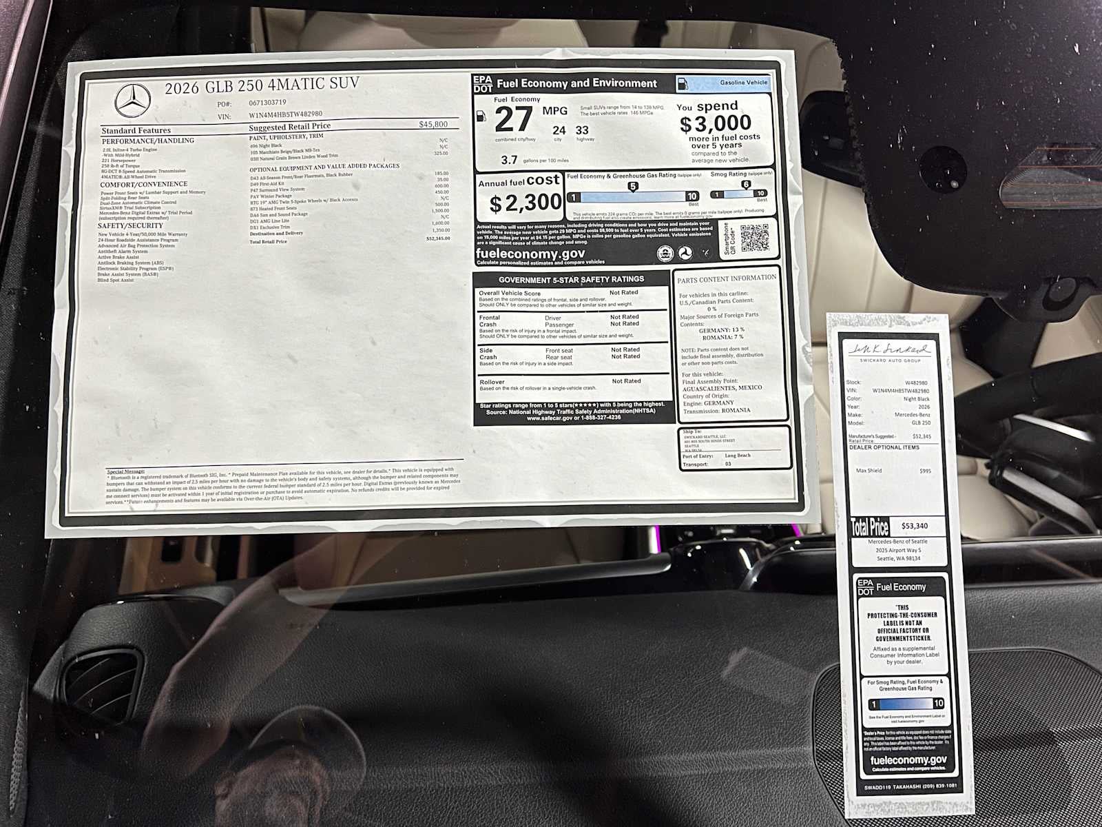 2026 Mercedes-Benz GLB 250 4MATIC® SUV