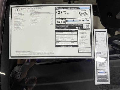 2026 Mercedes-Benz GLB 250 4MATIC® SUV