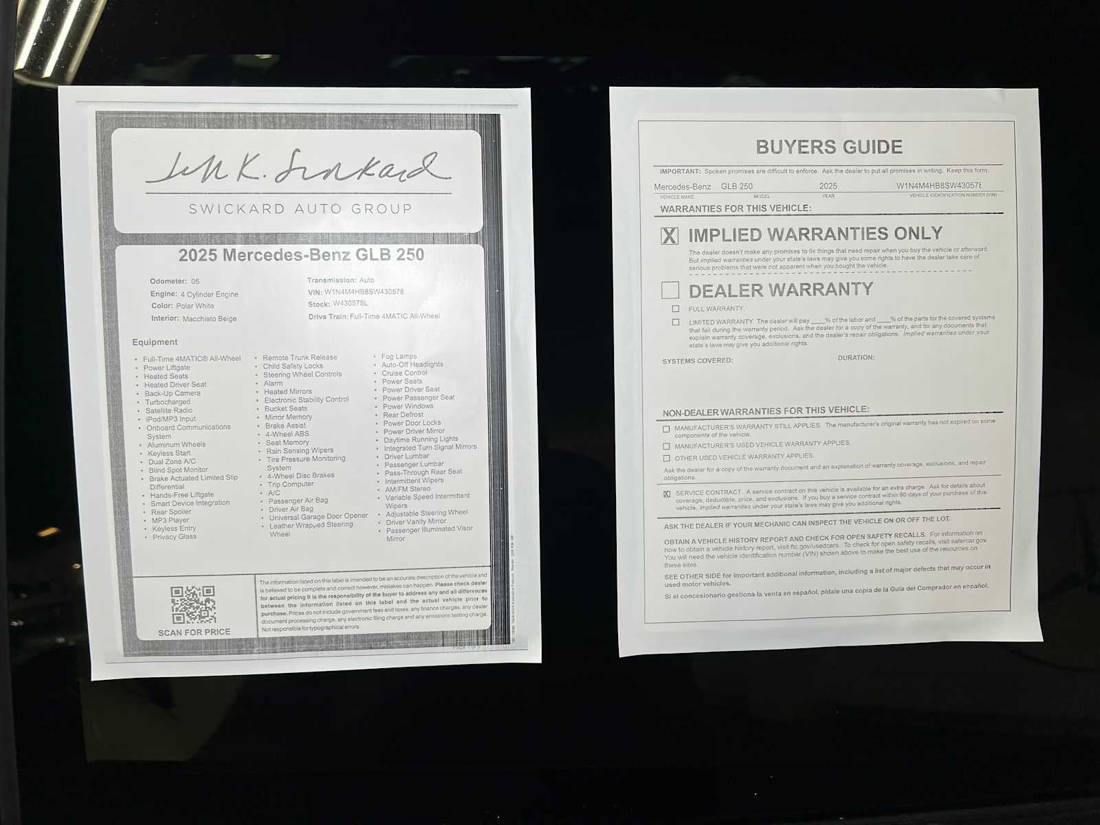 2025 Mercedes-Benz GLB GLB 250