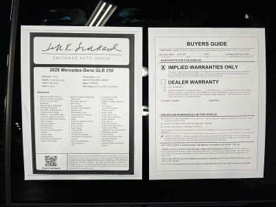 2026 Mercedes-Benz GLB 250 4MATIC® SUV