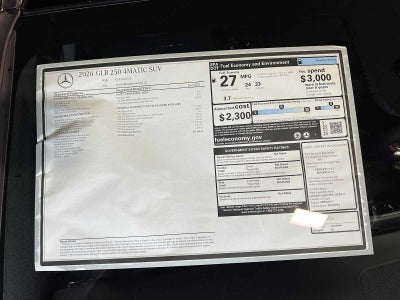 2026 Mercedes-Benz GLB GLB 250