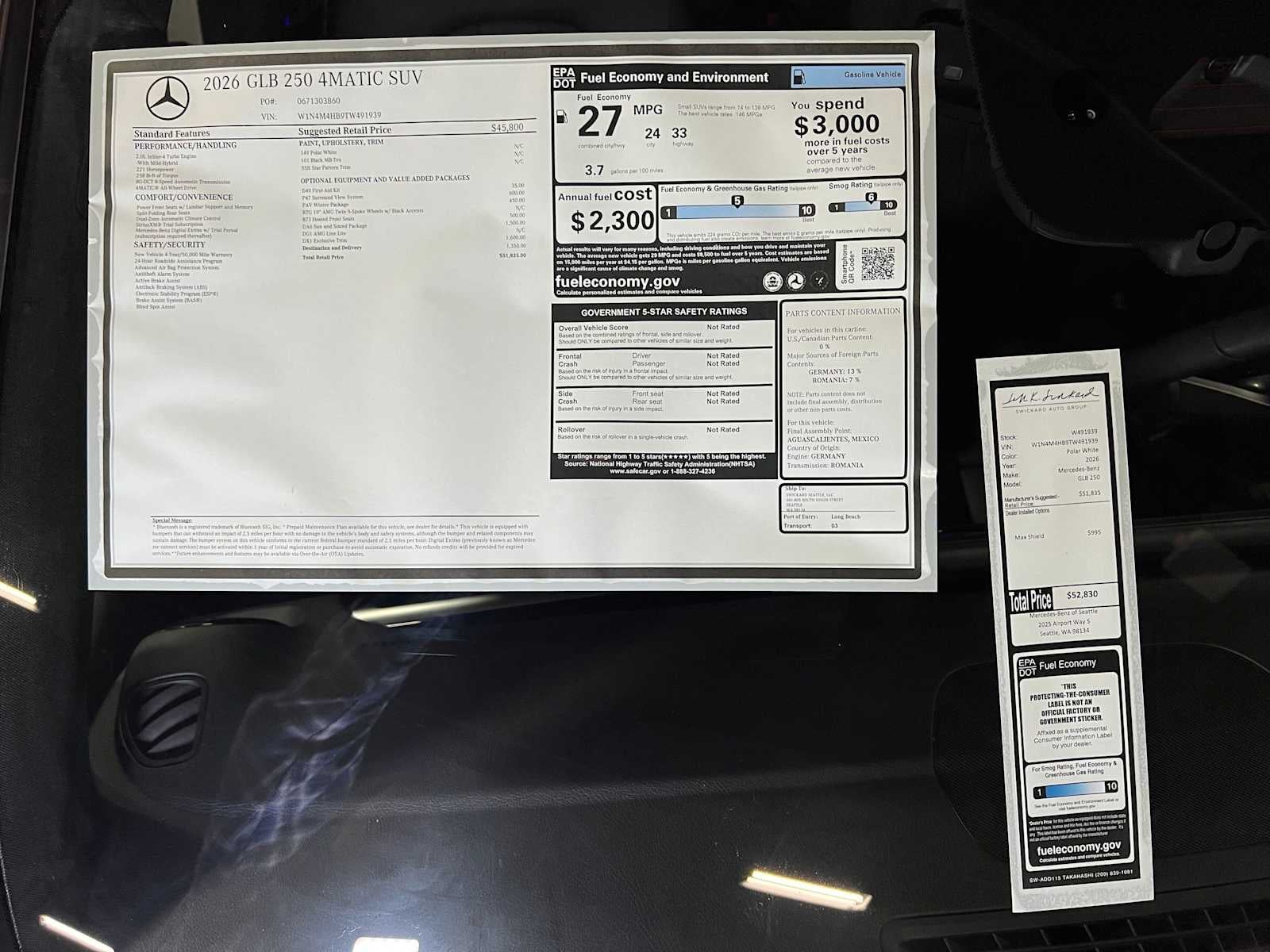 2026 Mercedes-Benz GLB 250 4MATIC® SUV