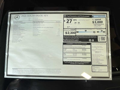 2026 Mercedes-Benz GLB GLB 250