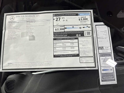 2026 Mercedes-Benz GLB 250 4MATIC® SUV