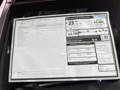 2026 Mercedes-Benz AMG® GLB 35 4MATIC® SUV