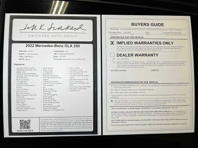 2022 Mercedes-Benz GLA 250 4MATIC® SUV