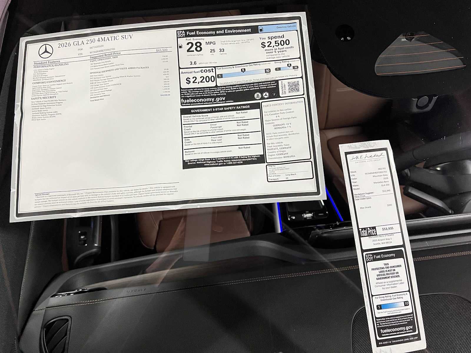 2026 Mercedes-Benz GLA 250 4MATIC® SUV
