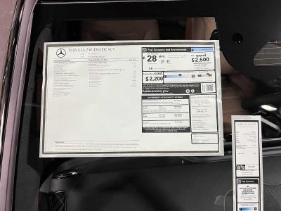 2026 Mercedes-Benz GLA 250 4MATIC® SUV