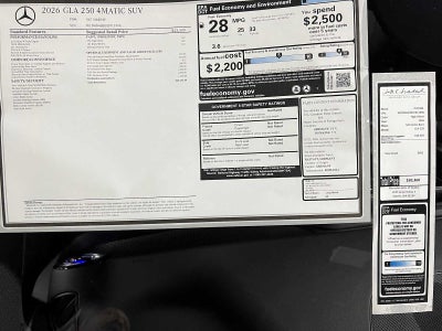 2026 Mercedes-Benz GLA 250 4MATIC® SUV