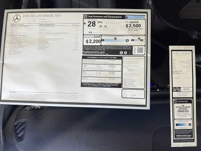 2026 Mercedes-Benz GLA 250 4MATIC® SUV