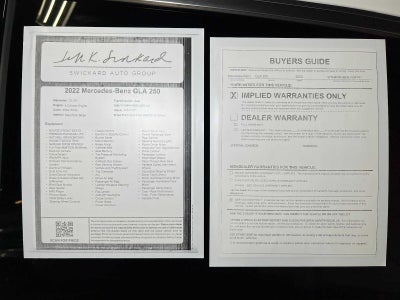 2022 Mercedes-Benz GLA GLA 250