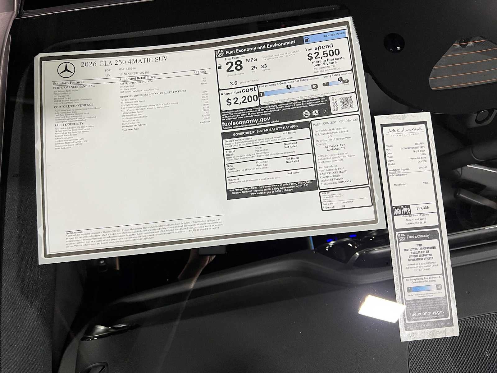 2026 Mercedes-Benz GLA 250 4MATIC® SUV