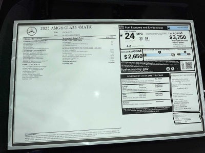 2025 Mercedes-Benz GLA AMG® GLA 35