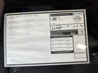 2026 Mercedes-Benz GLC 300 GLC 300