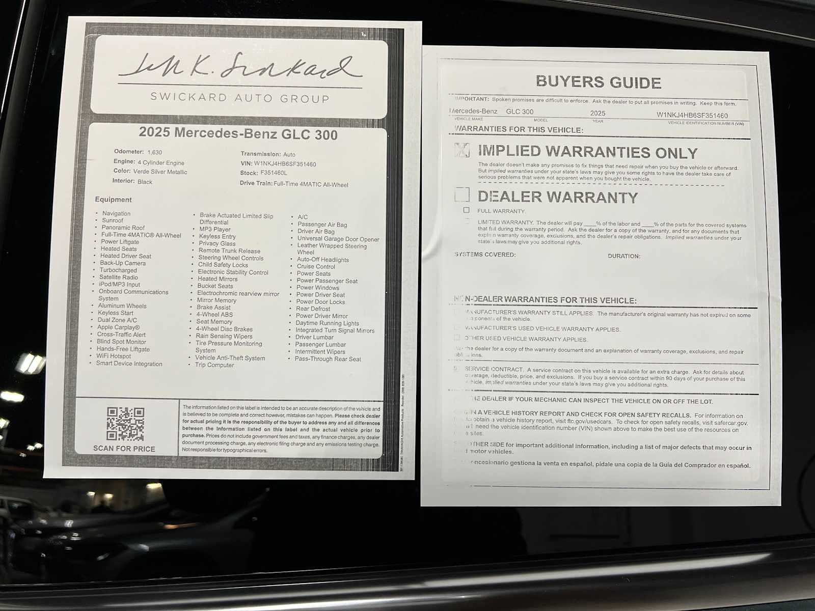 2025 Mercedes-Benz GLC GLC 300