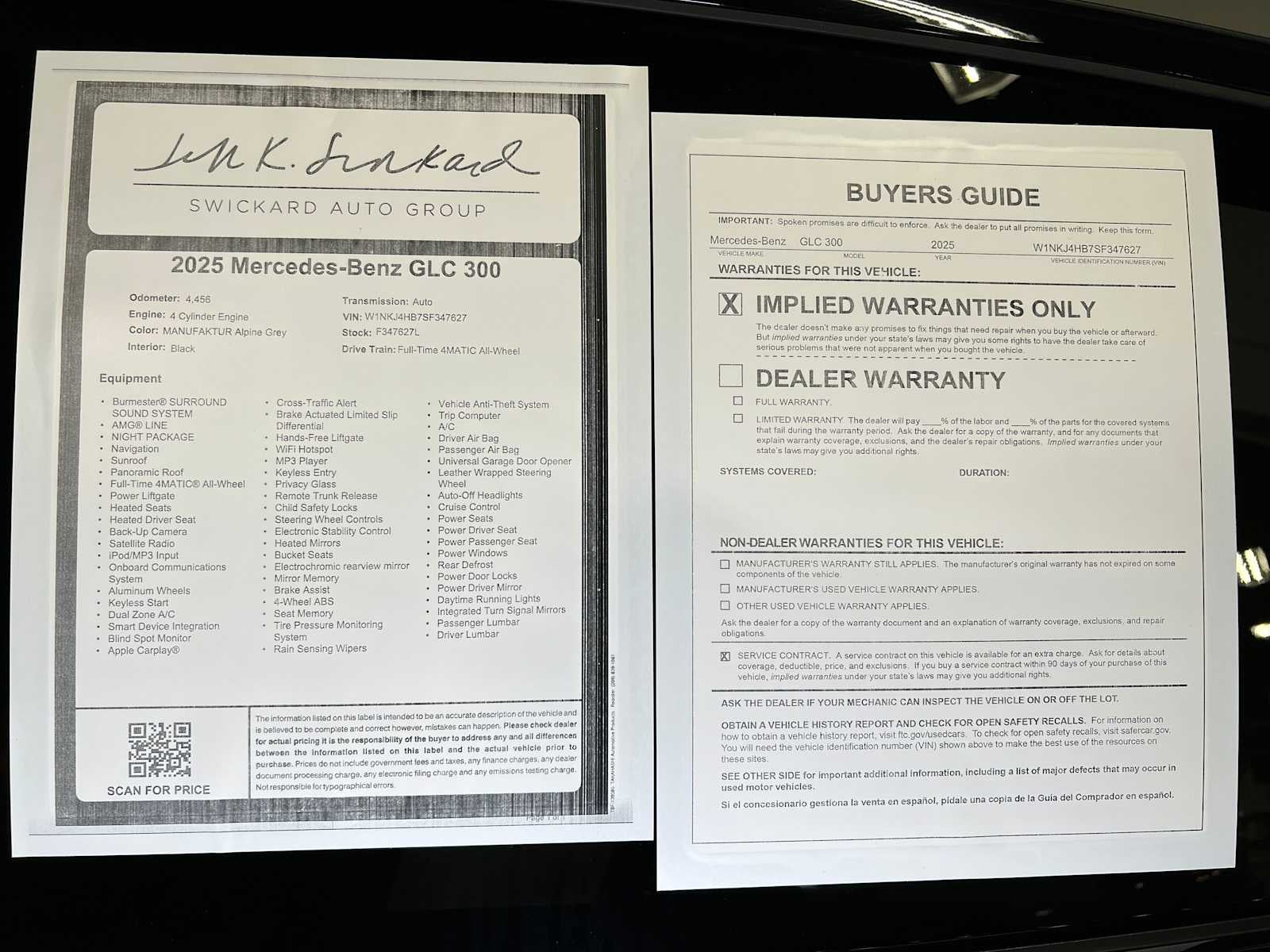 2025 Mercedes-Benz GLC 300 GLC 300