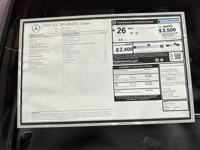2026 Mercedes-Benz GLC 300 4MATIC® Coupe
