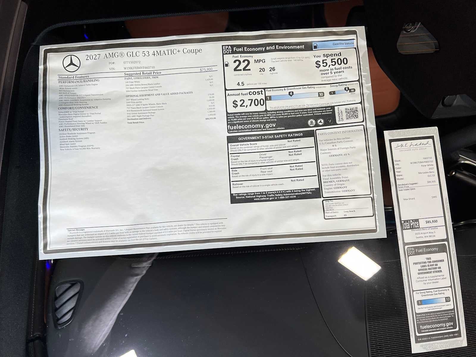 2027 Mercedes-Benz AMG® GLC 53 4MATIC®+ Coupe