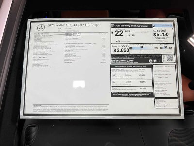 2026 Mercedes-Benz AMG® GLC 43 AMG® GLC 43